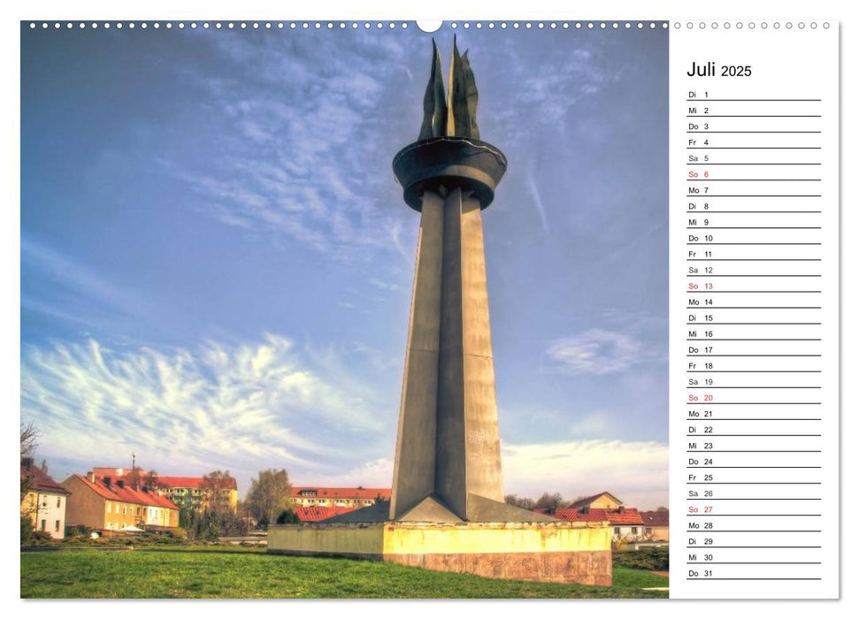 Die Stadt Hettstedt (CALVENDO Premium Wandkalender 2025)