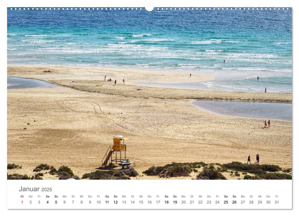 Fuerteventura - die Wüsteninsel der Kanaren (CALVENDO Premium Wandkalender 2025)