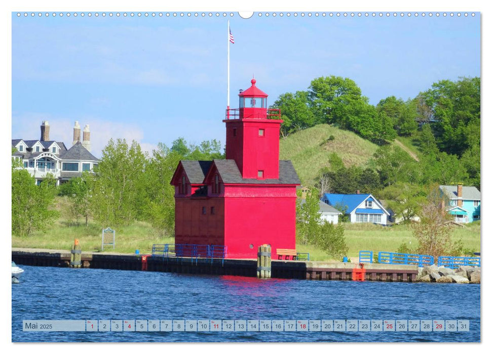 Lake Superior & Lake Michigan (CALVENDO Wandkalender 2025)