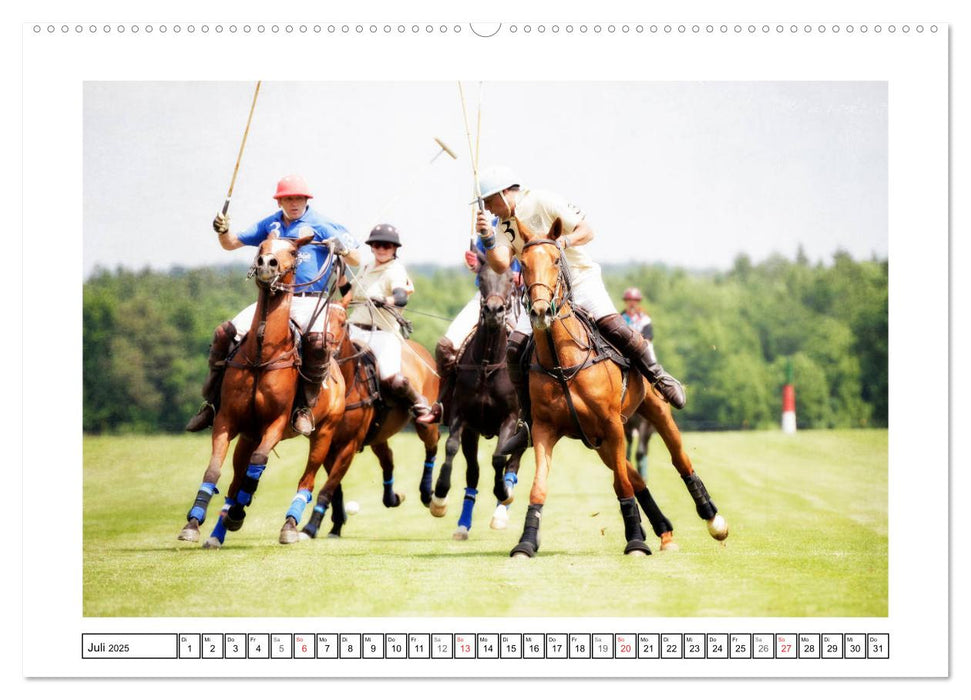 Pferdesport Polo (CALVENDO Premium Wandkalender 2025)