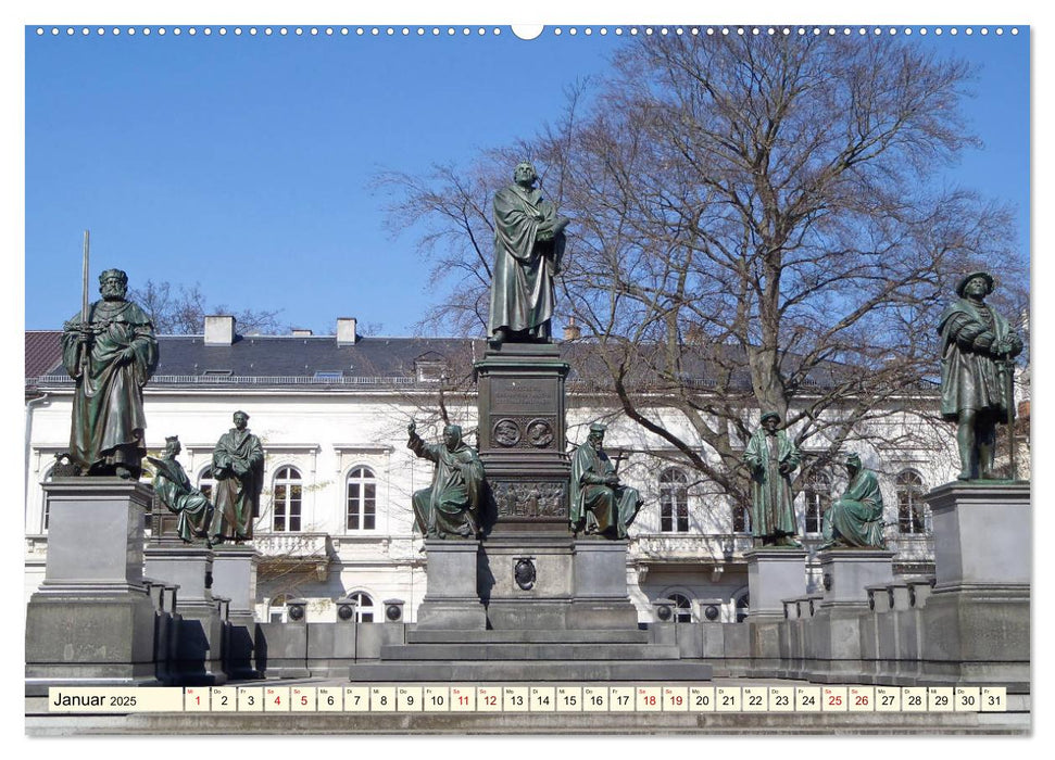 Worms am Rhein - Kaiserdom und Nibelungensage (CALVENDO Wandkalender 2025)