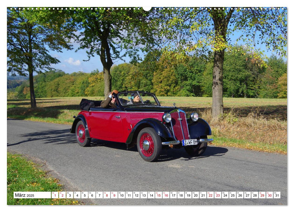 Oldtimer in Colditz (CALVENDO Premium Wandkalender 2025)