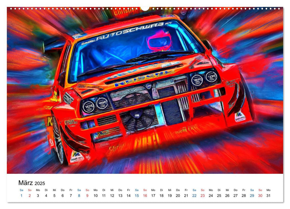 Tourenwagen von gestern (CALVENDO Premium Wandkalender 2025)