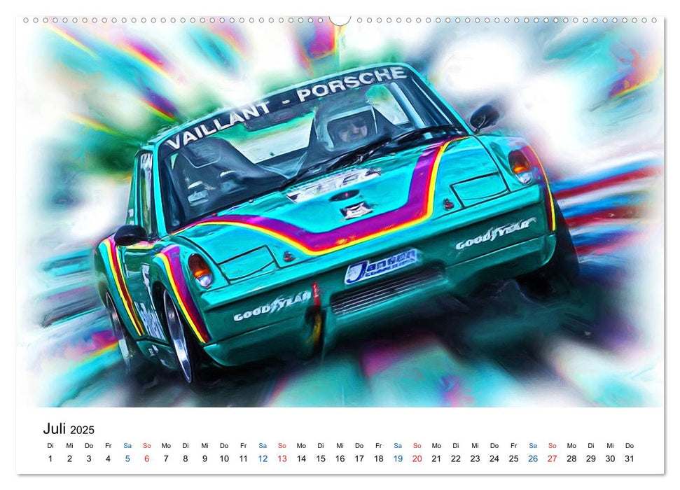 Tourenwagen von gestern (CALVENDO Premium Wandkalender 2025)