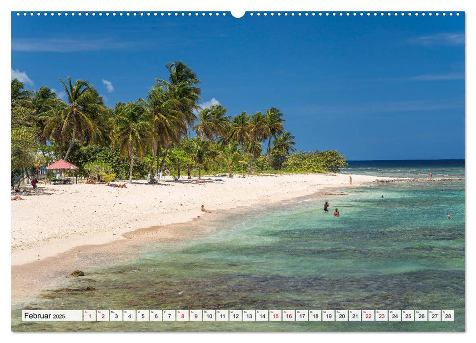 Karibik - Guadeloupe (CALVENDO Premium Wandkalender 2025)