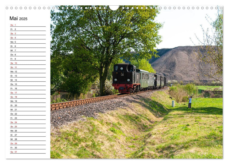 Die Mansfelder Bergwerksbahn (CALVENDO Wandkalender 2025)