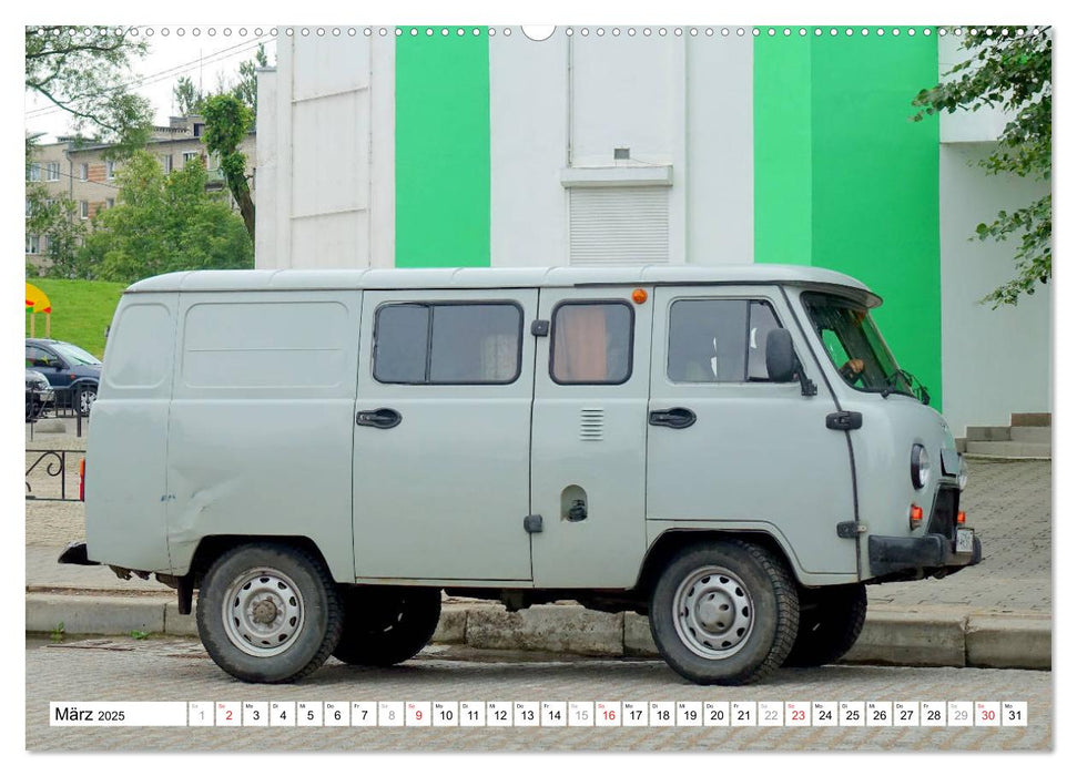 Auto-Legende UAZ-452 - Russlands Brotlaib auf Rädern (CALVENDO Wandkalender 2025)