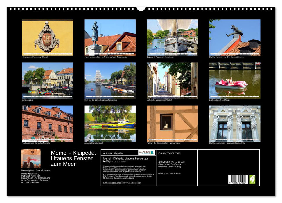 Memel - Klaipeda. Litauens Fenster zum Meer (CALVENDO Wandkalender 2025)