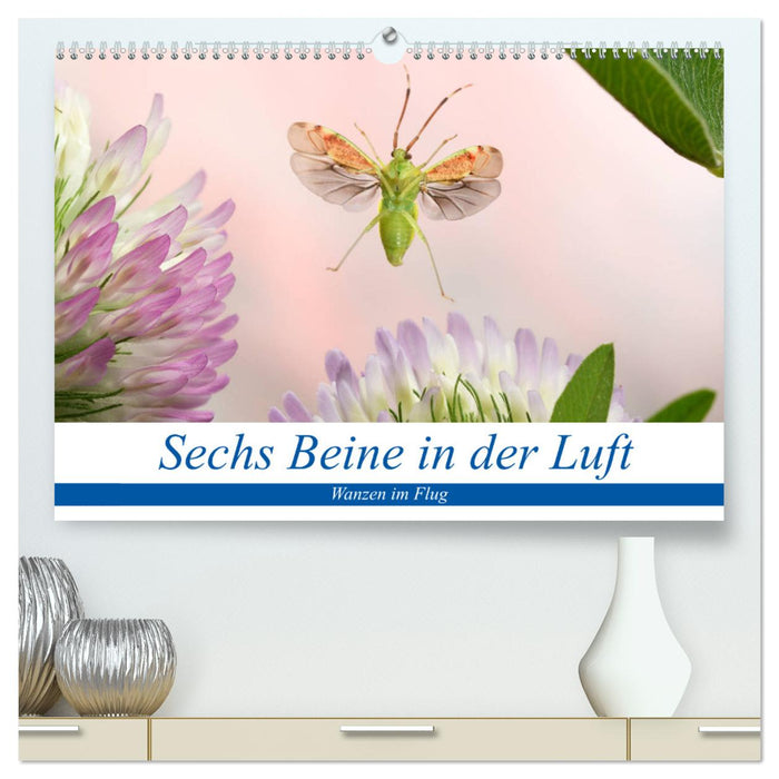 Sechs Beine in der Luft - Wanzen im Flug (CALVENDO Premium Wandkalender 2025)