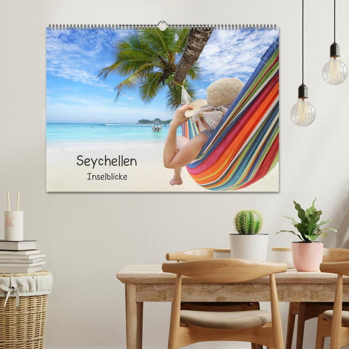 Seychellen Inselblicke (CALVENDO Wandkalender 2025)