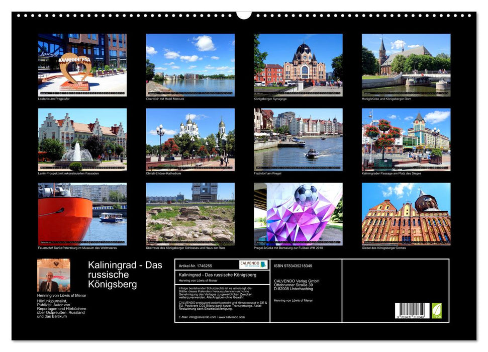 Kaliningrad - Das russische Königsberg (CALVENDO Wandkalender 2025)