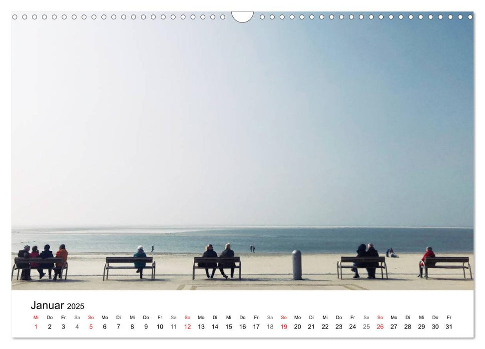 Borkum - Wo die Zeit still steht. (CALVENDO Wandkalender 2025)