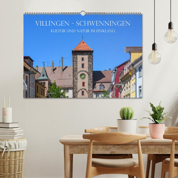 Villingen-Schwenningen - Kultur und Natur im Einklang (CALVENDO Wandkalender 2025)