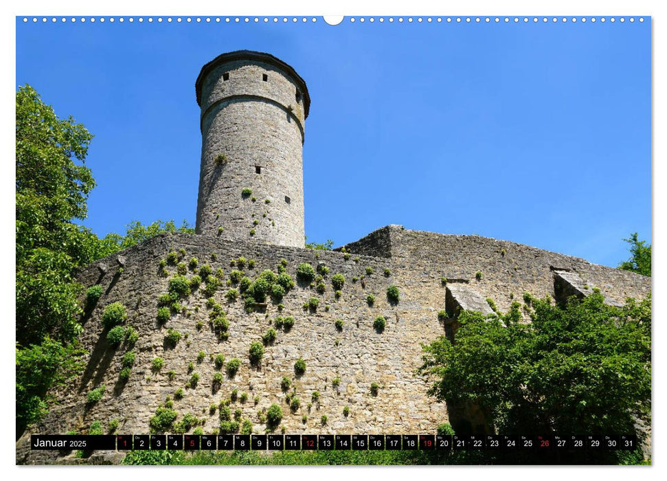 Stadtmauer. Rothenburg ob der Tauber (CALVENDO Premium Wandkalender 2025)