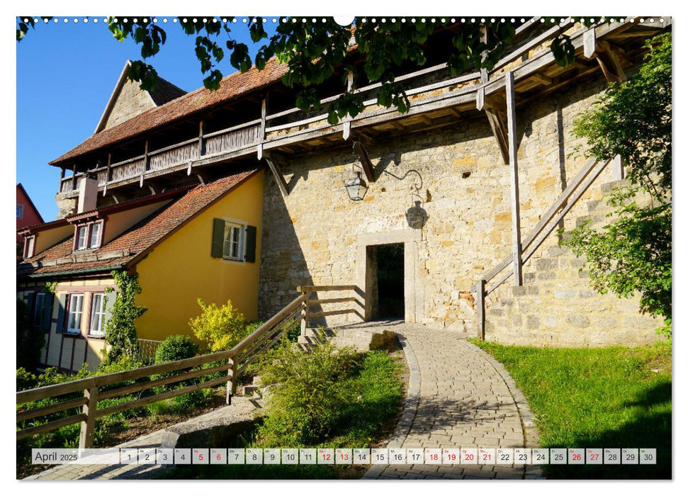 Stadtmauer. Rothenburg ob der Tauber (CALVENDO Premium Wandkalender 2025)