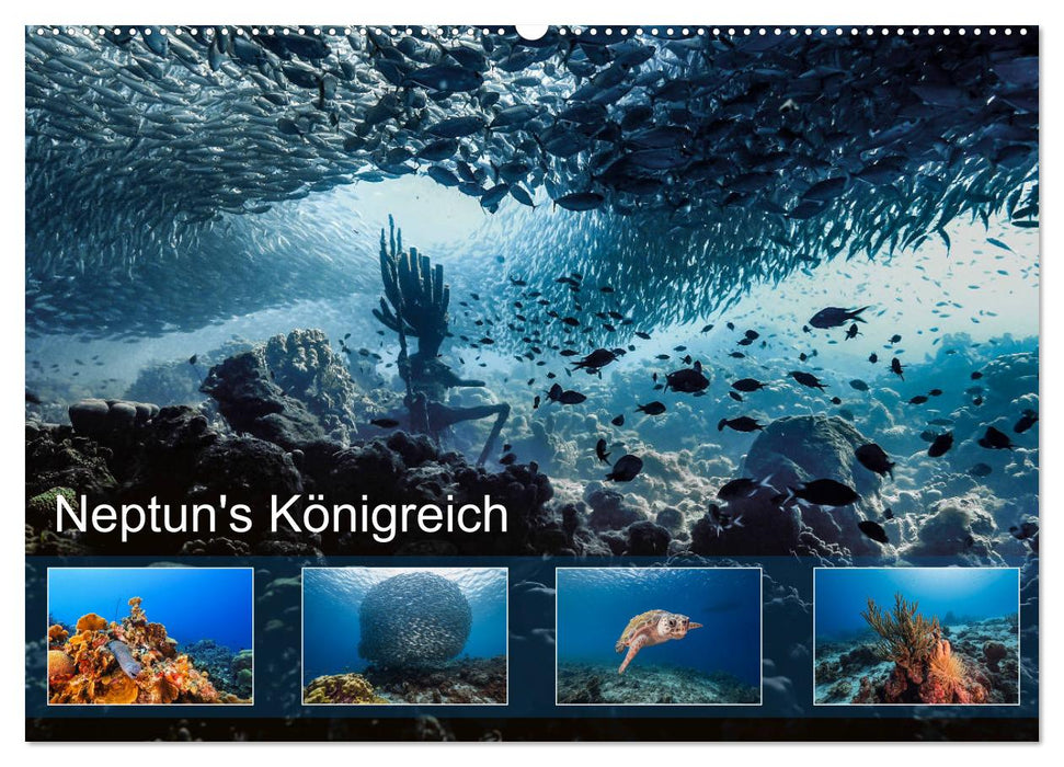 Neptun's Königreich (CALVENDO Wandkalender 2025)