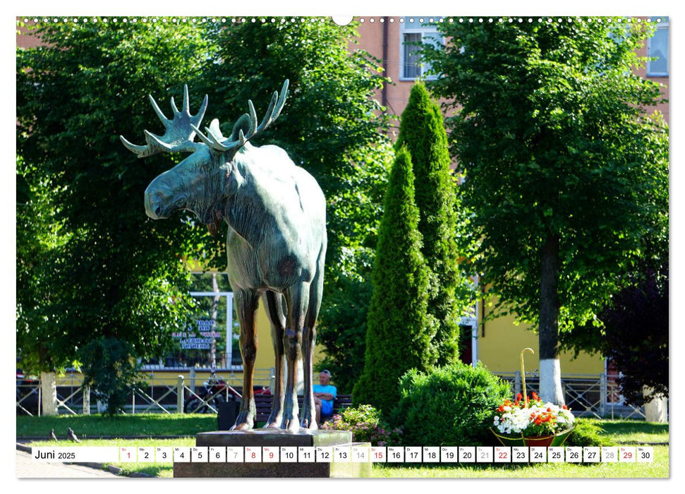 Gumbinnen - Gussew. Das neue Gesicht einer alten Stadt (CALVENDO Wandkalender 2025)