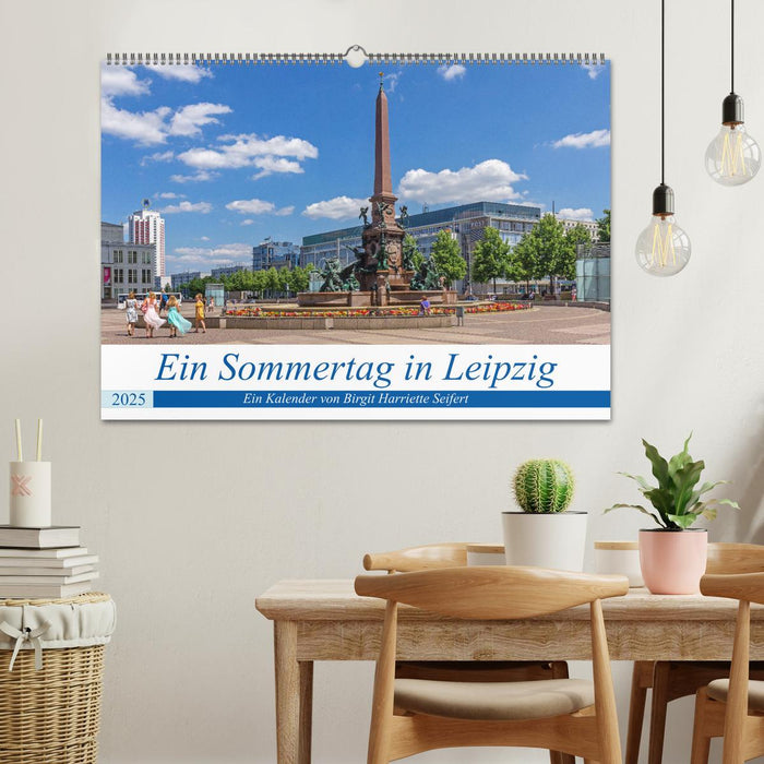 Ein Sommertag in Leipzig (CALVENDO Wandkalender 2025)