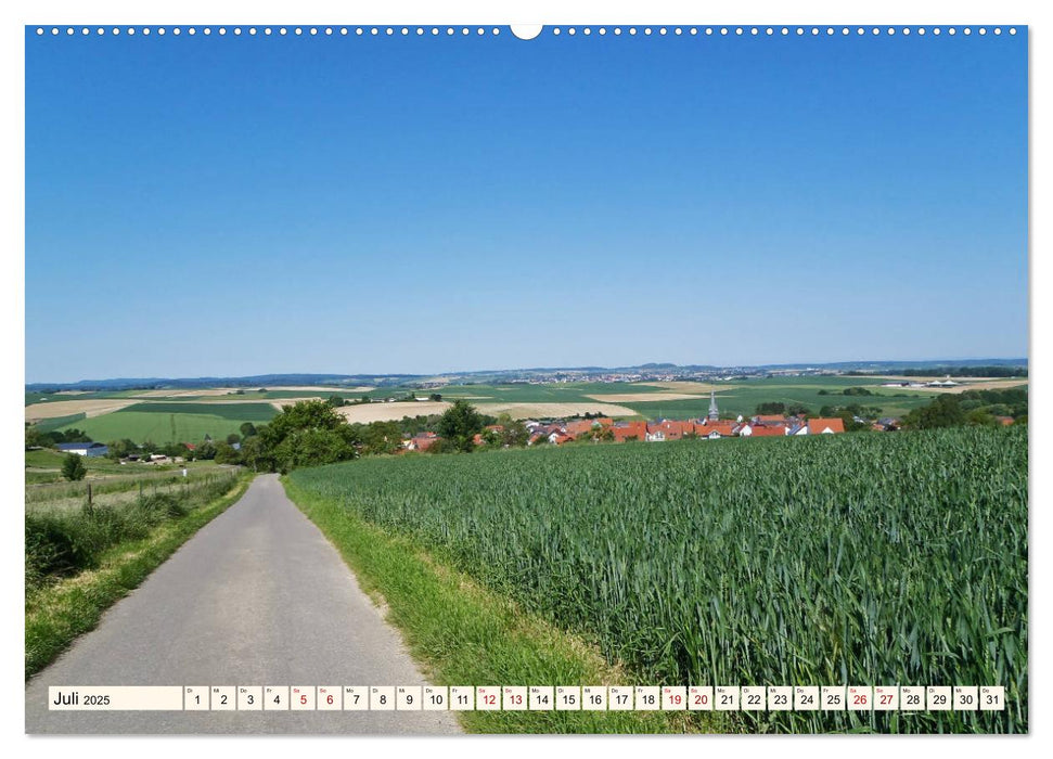 Viele Wege - ein Ziel Wandern im Odenwald (CALVENDO Premium Wandkalender 2025)