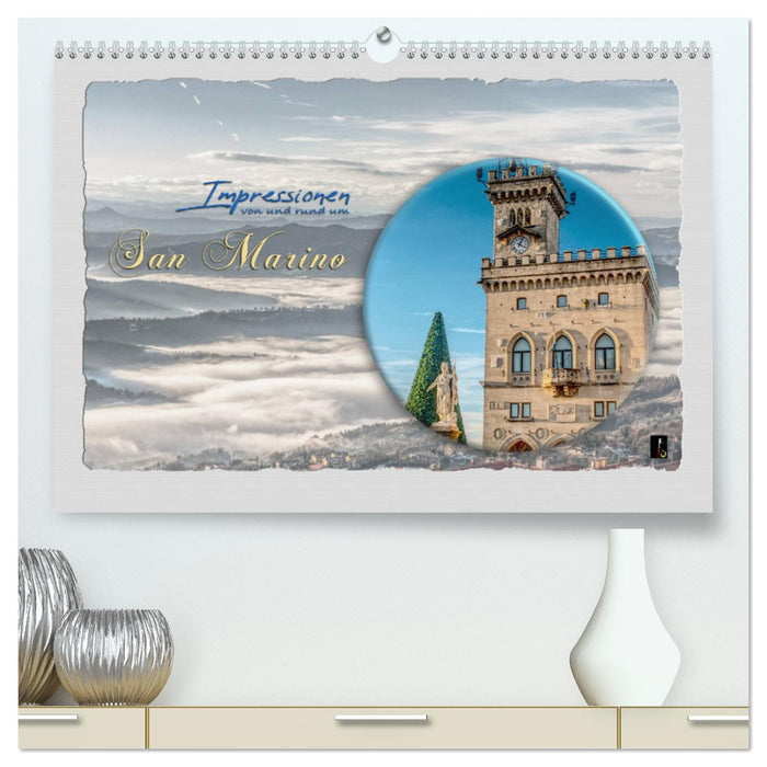 Impressionen - von und rund um San Marino (CALVENDO Premium Wandkalender 2025)