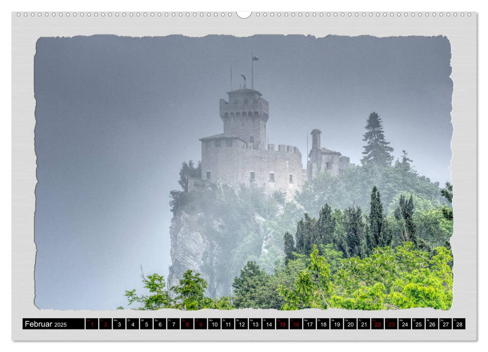 Impressionen - von und rund um San Marino (CALVENDO Premium Wandkalender 2025)