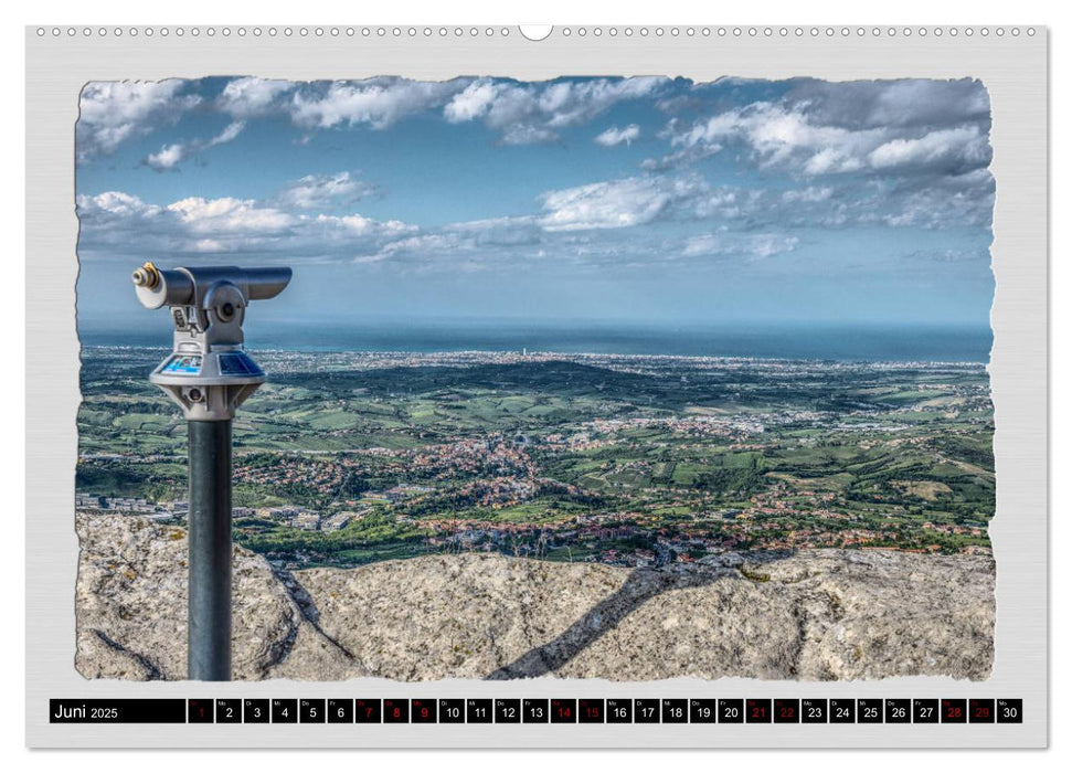 Impressionen - von und rund um San Marino (CALVENDO Premium Wandkalender 2025)