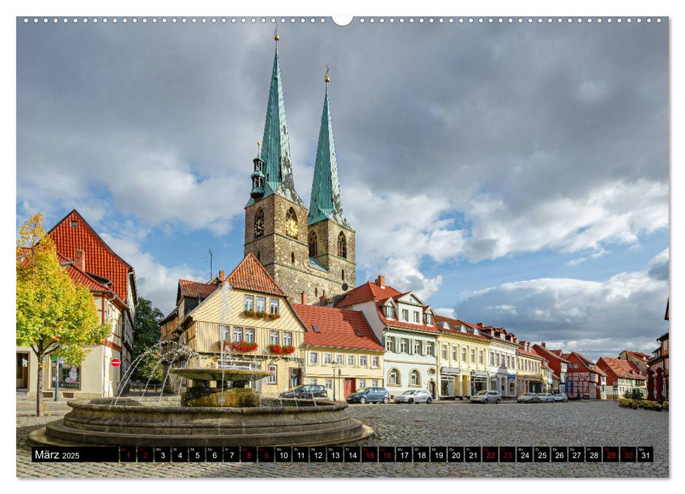 Fachwerkstadt Quedlinburg (CALVENDO Premium Wandkalender 2025)