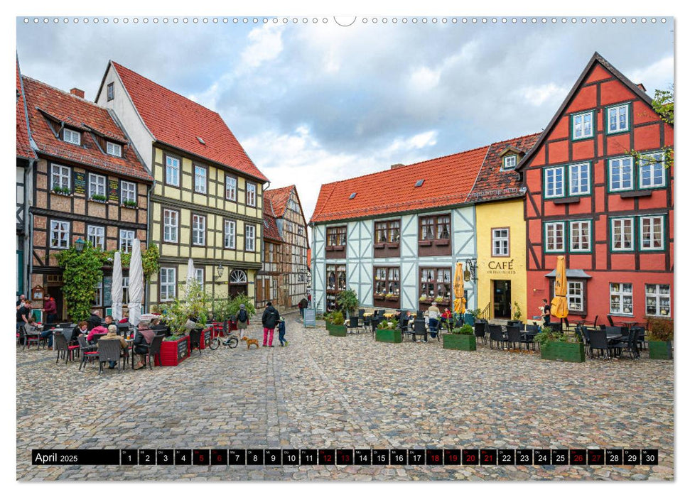 Fachwerkstadt Quedlinburg (CALVENDO Premium Wandkalender 2025)