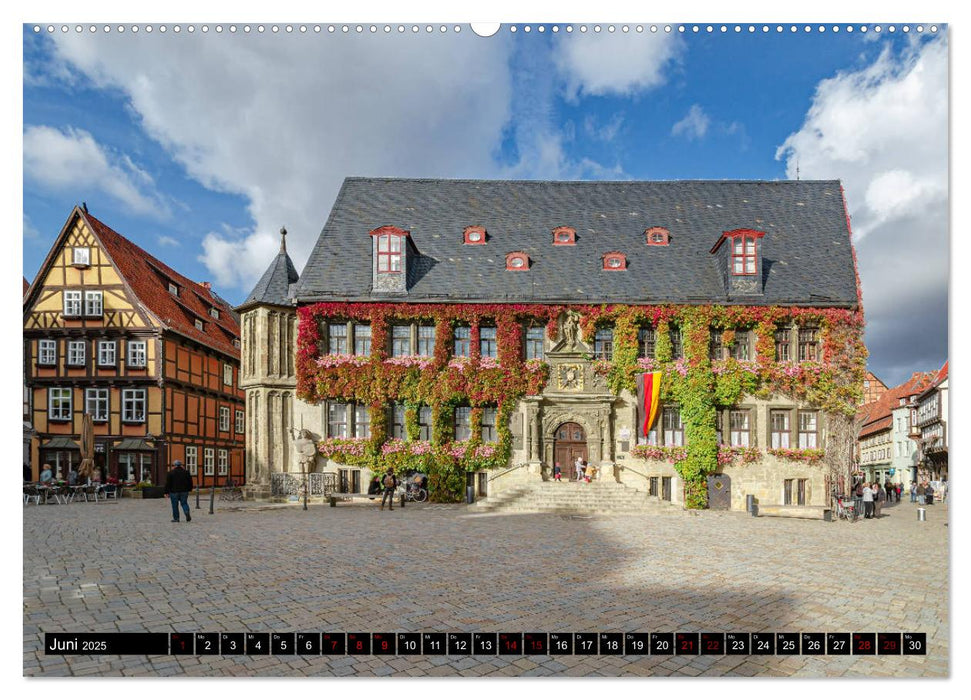 Fachwerkstadt Quedlinburg (CALVENDO Premium Wandkalender 2025)