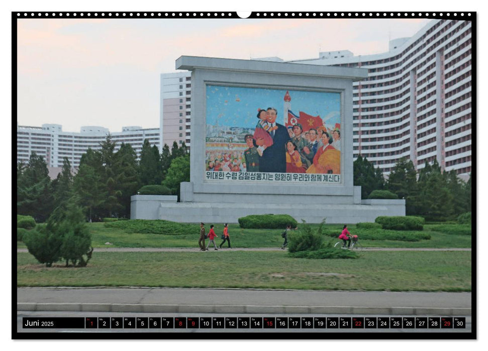 Nordkorea - Die große Leere (CALVENDO Wandkalender 2025)