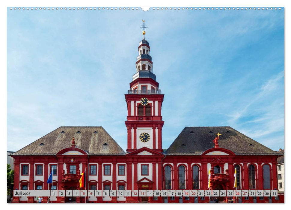 Mannheims Kirchen (CALVENDO Premium Wandkalender 2025)