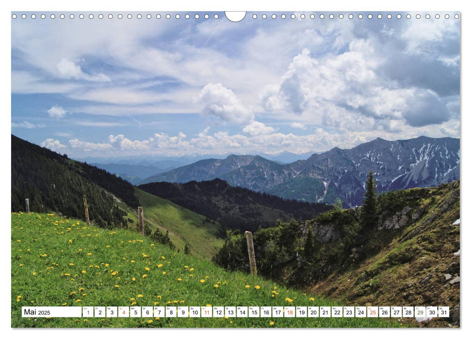 Münchner Bergwelten (CALVENDO Wandkalender 2025)