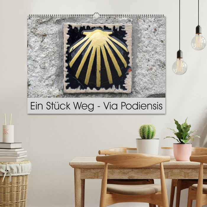 Ein Stück Weg - Via Podiensis (CALVENDO Wandkalender 2025)