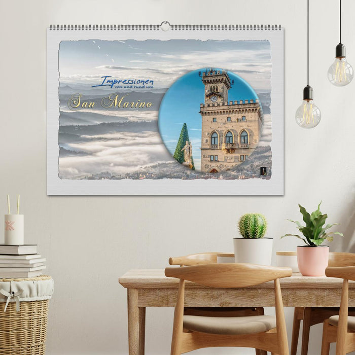 Impressionen - von und rund um San Marino (CALVENDO Wandkalender 2025)