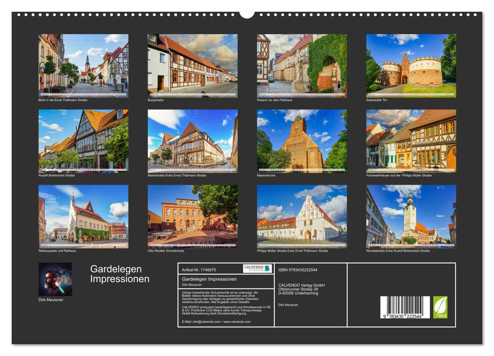 Gardelegen Impressionen (CALVENDO Premium Wandkalender 2025)