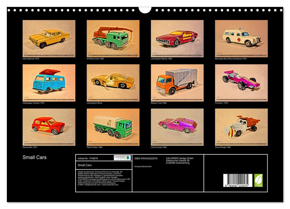 Small Cars (CALVENDO Wandkalender 2025)