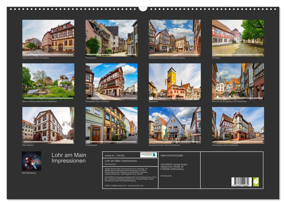 Lohr am Main Impressionen (CALVENDO Wandkalender 2025)