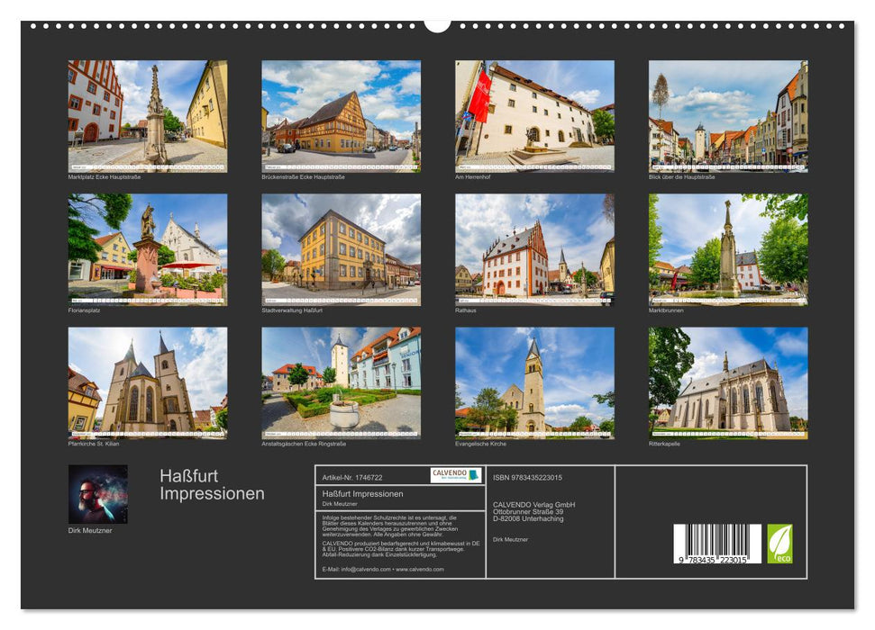 Haßfurt Impressionen (CALVENDO Premium Wandkalender 2025)