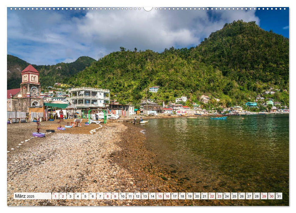 Karibik - Dominica (CALVENDO Premium Wandkalender 2025)