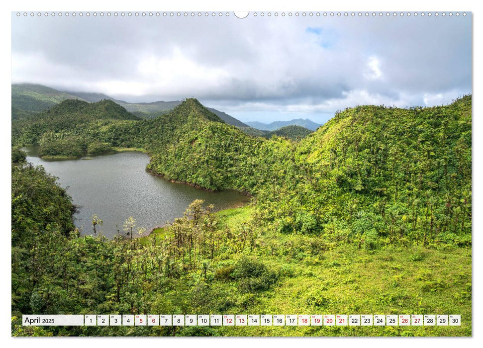 Karibik - Dominica (CALVENDO Premium Wandkalender 2025)