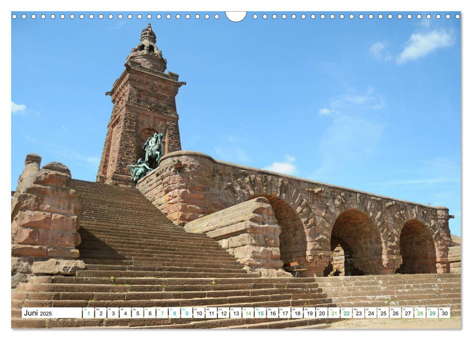 Harz - Ausflugsziele vom Brocken bis Sangerhausen (CALVENDO Wandkalender 2025)