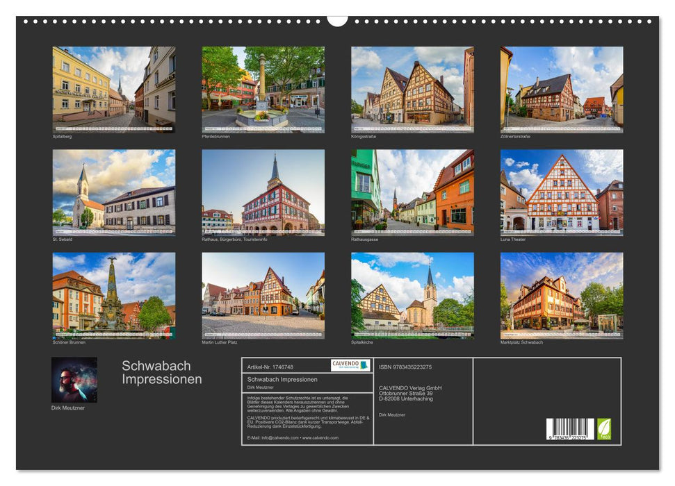 Schwabach Impressionen (CALVENDO Wandkalender 2025)