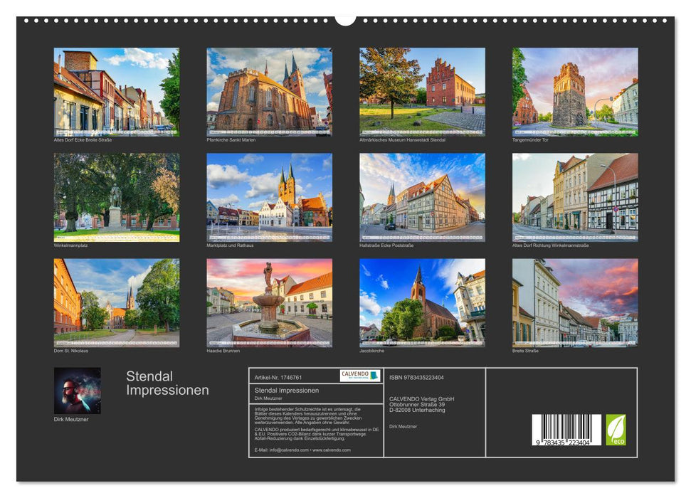 Stendal Impressionen (CALVENDO Premium Wandkalender 2025)