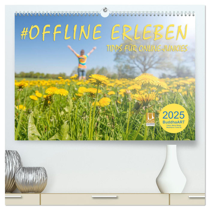 OFFLINE ERLEBEN - Tipps für Online-Junkies (CALVENDO Premium Wandkalender 2025)