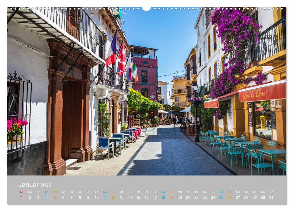 Marbella - andalusische Mittelmeerküste (CALVENDO Premium Wandkalender 2025)