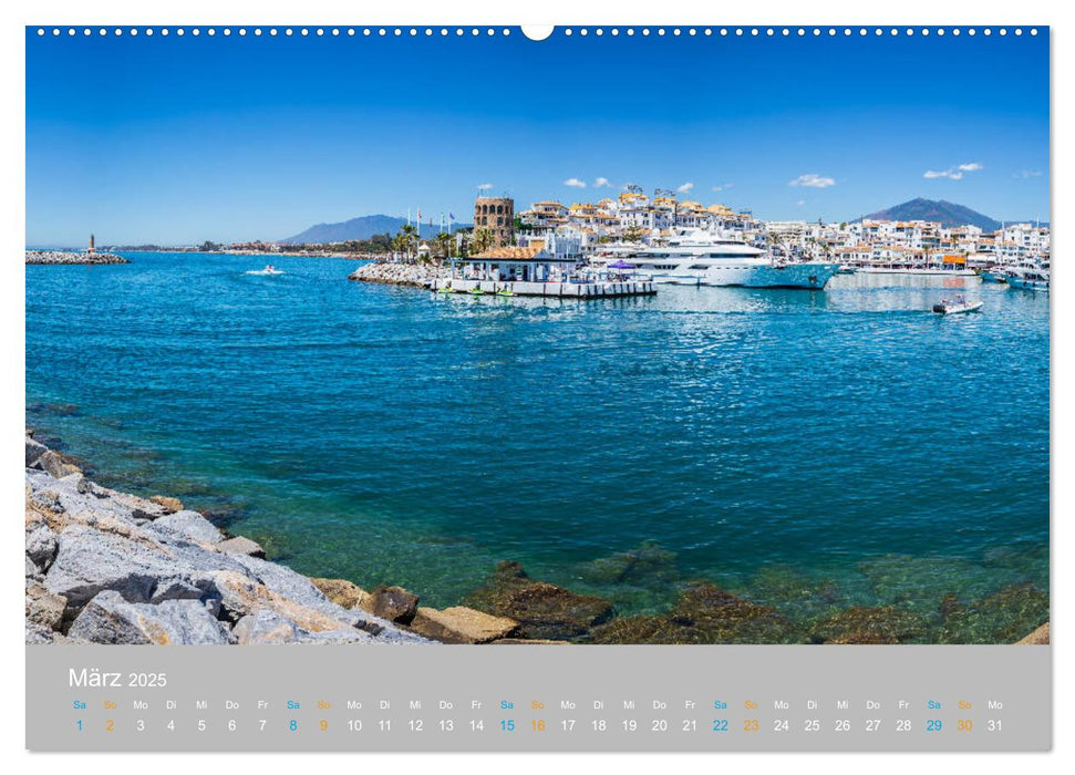 Marbella - andalusische Mittelmeerküste (CALVENDO Premium Wandkalender 2025)