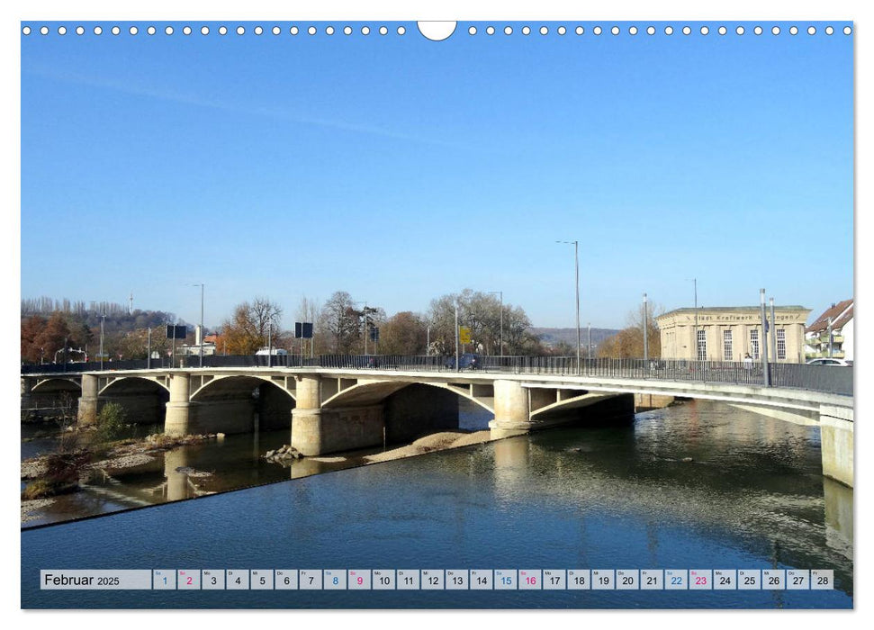 Nürtingen, die romantische Neckarstadt (CALVENDO Wandkalender 2025)