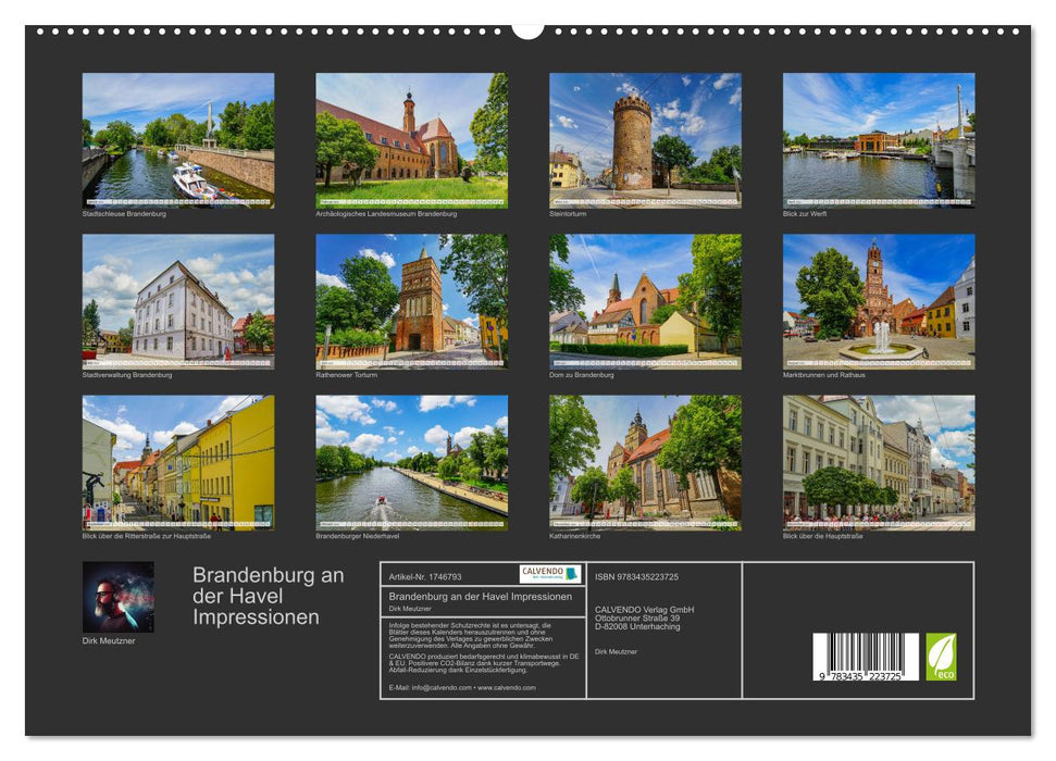 Brandenburg an der Havel Impressionen (CALVENDO Premium Wandkalender 2025)