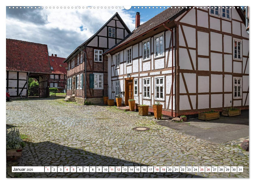 Fachwerkstadt Hornburg (CALVENDO Premium Wandkalender 2025)