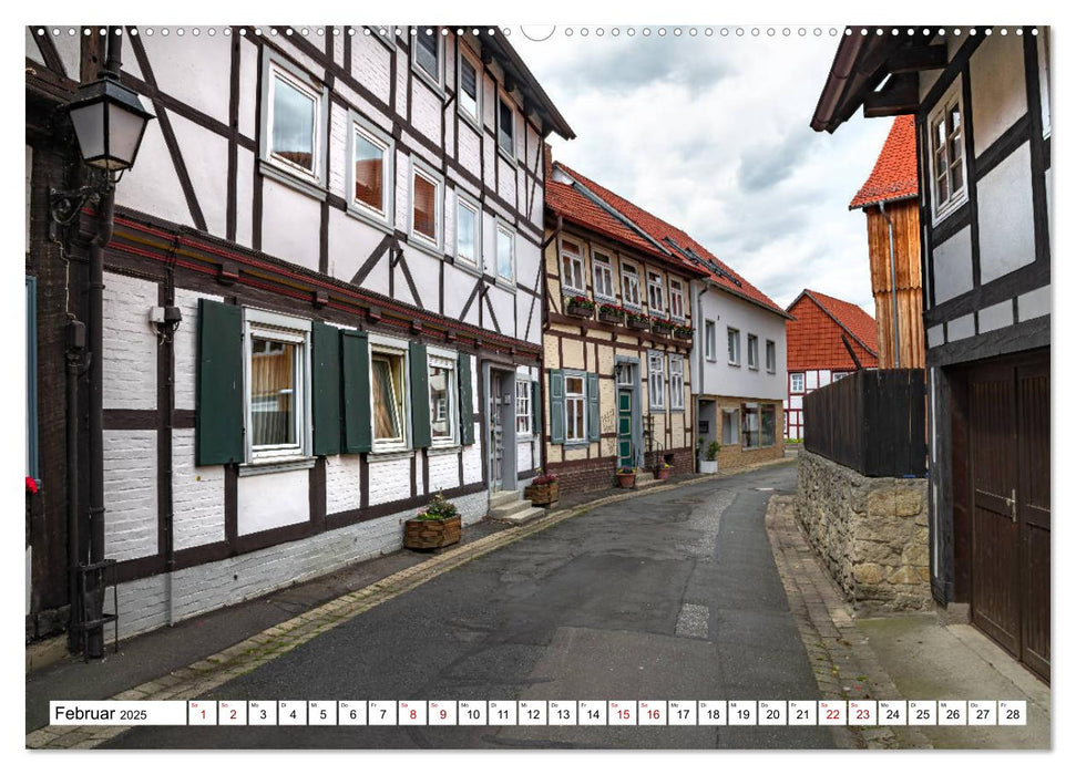 Fachwerkstadt Hornburg (CALVENDO Premium Wandkalender 2025)